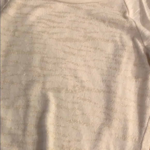 Heart Soul Cream/Gold Animal Print Blouse Size S - Picture 2 of 2